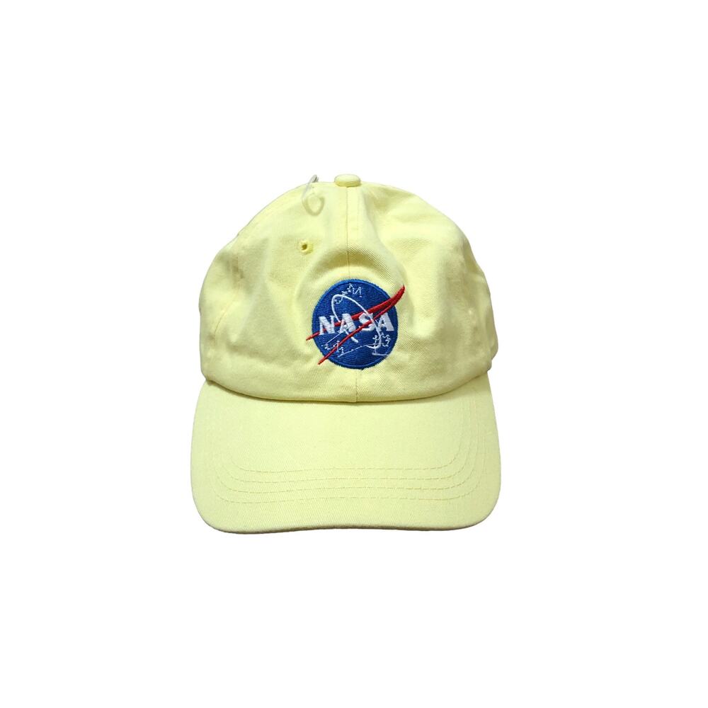 Supply NASA One Size Adult Yellow Strapback Baseball Cap Hat NWOT